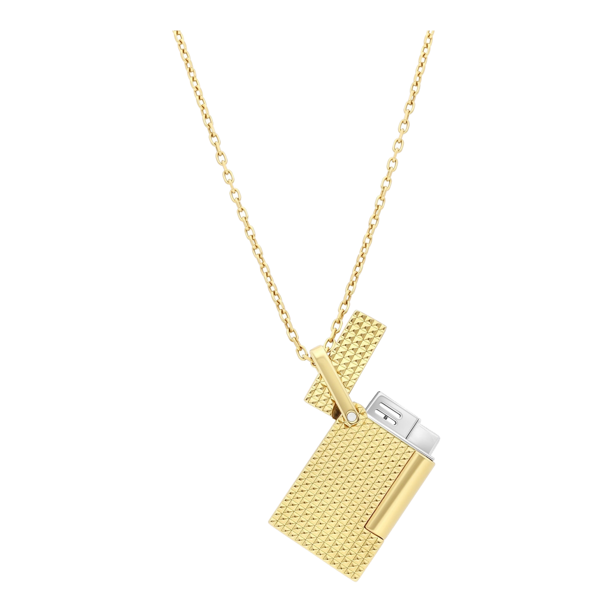 Collier briquet S.T. Dupont - doré