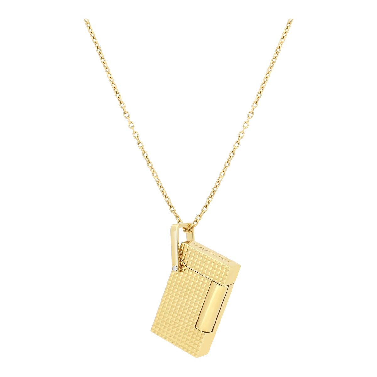 Collier briquet S.T. Dupont - doré — vue de trois quarts