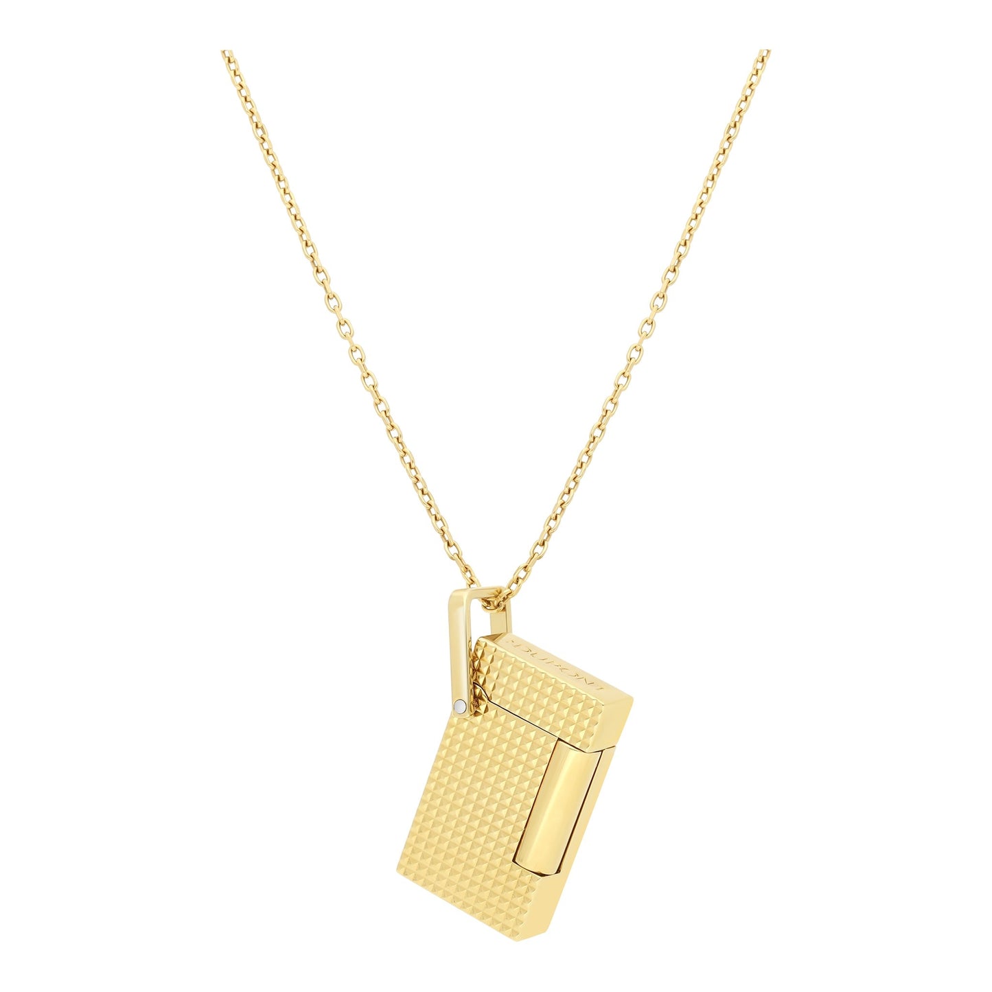 S.T. Dupont Lighter Necklace - Dore — angle view