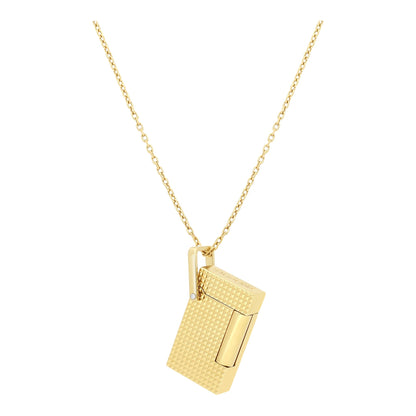 S.T. Dupont Lighter Necklace - Dore — angle view