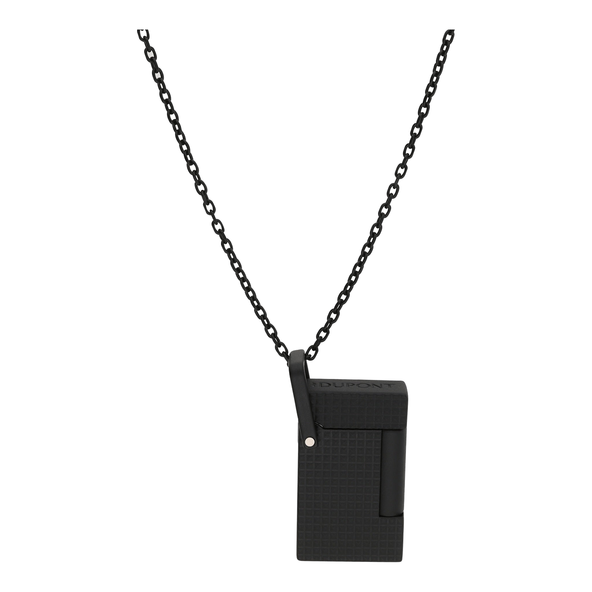 S.T. Dupont Diamond Head Lighter Black — detail view