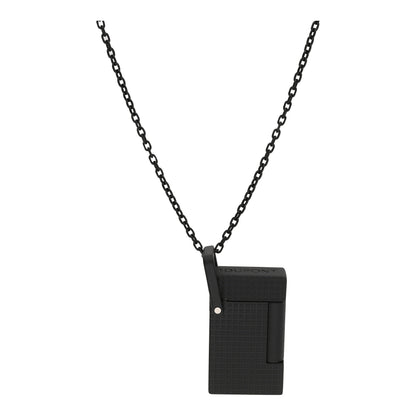 S.T. Dupont Diamond Head Lighter Black — detail view