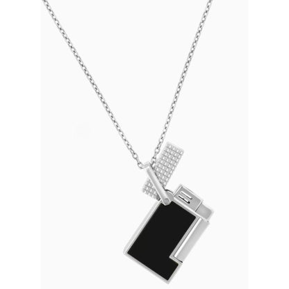 LIGHTER NECKLACE - LAQUE NOIR
