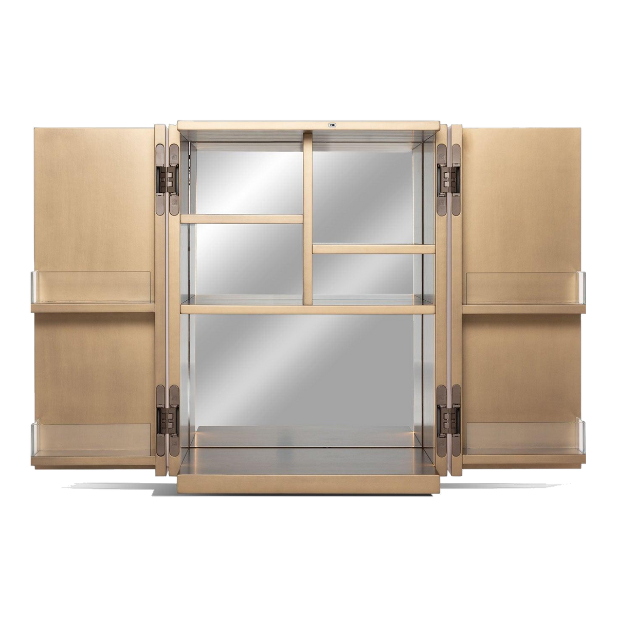 Lacquered Bar Cabinet - Gold Or Silver