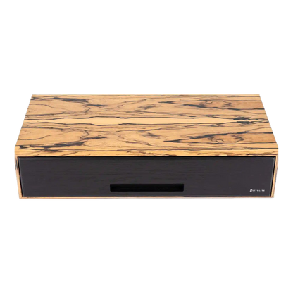 Humidor Litolite Diamond grand format en ébène blanche
