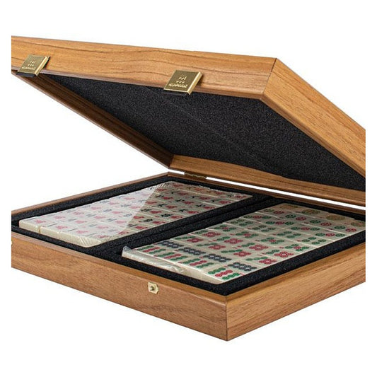 Manopoulos Mahjong Set In Wooden Case – Walnut