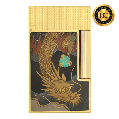S.T. Dupont Ligne 2 Maki-E Brown Dragon — HC Collections