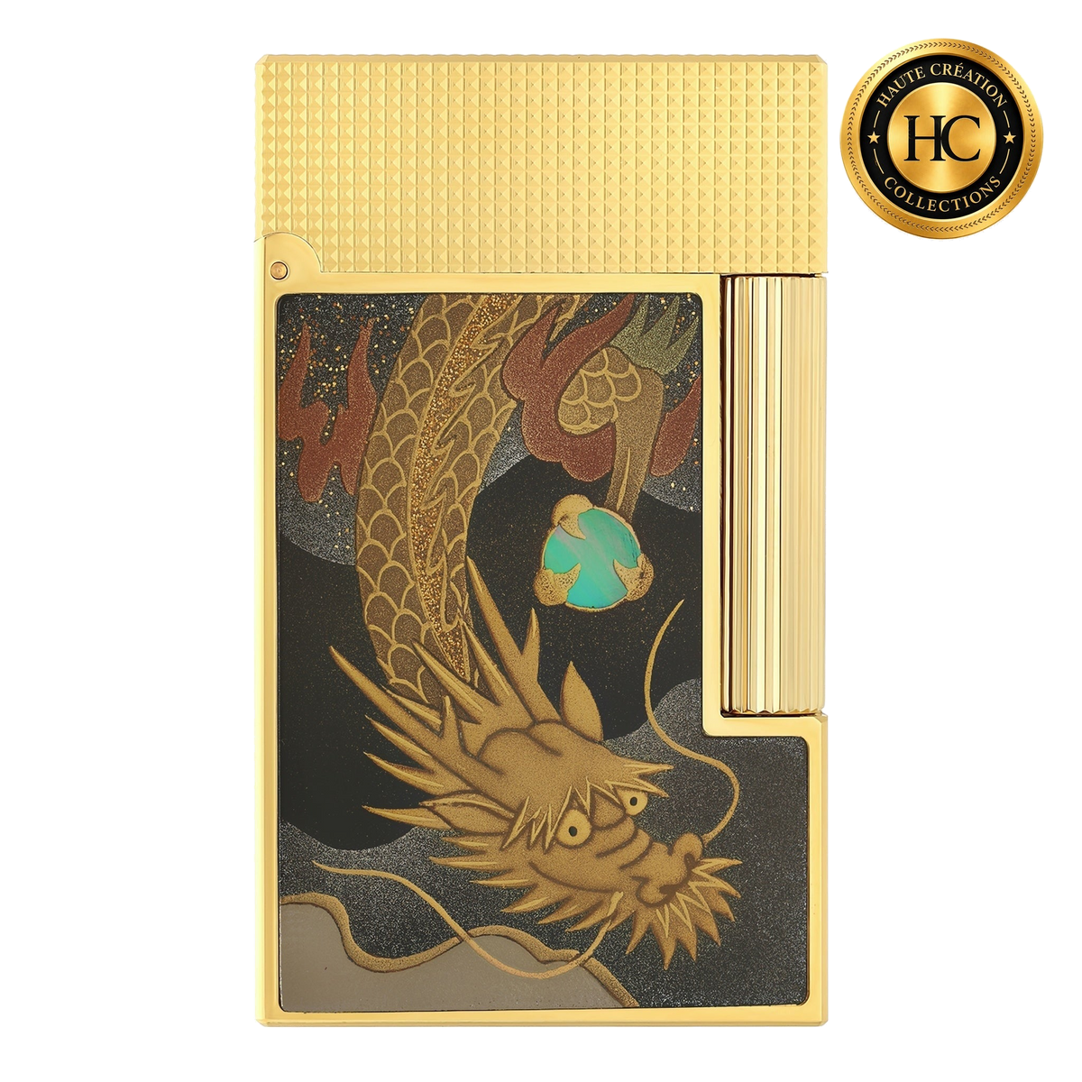 S.T. Dupont Ligne 2 Maki-E Brown Dragon — HC Collections