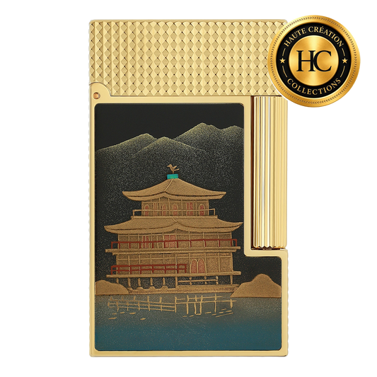 S.T. Dupont Ligne 2 Haute Création Maki-e Kinkaku-ji — laque décorée à la main, poudre d’or et nacre
