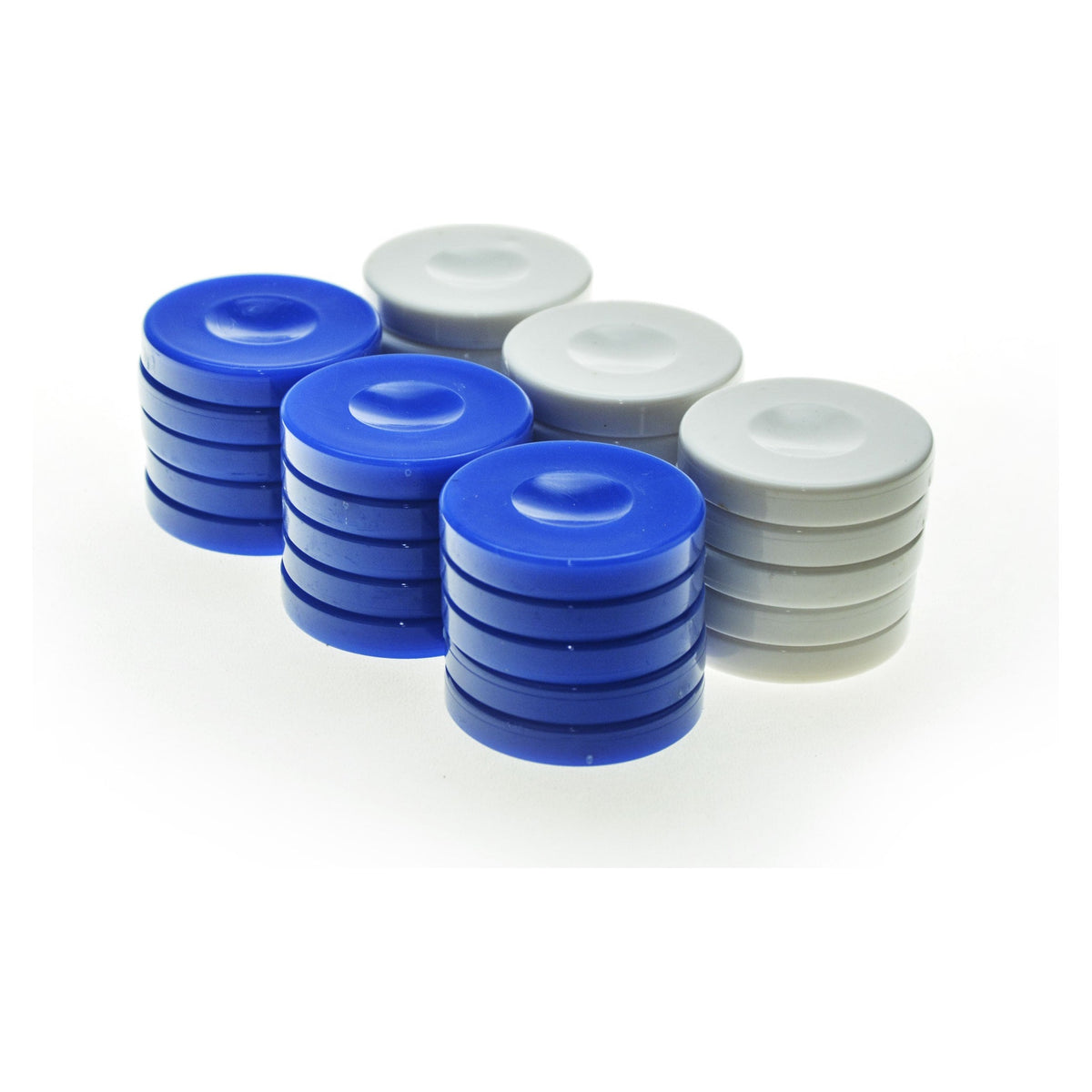 Manopoulos Plastic Backgammon Checkers – PP1BLU