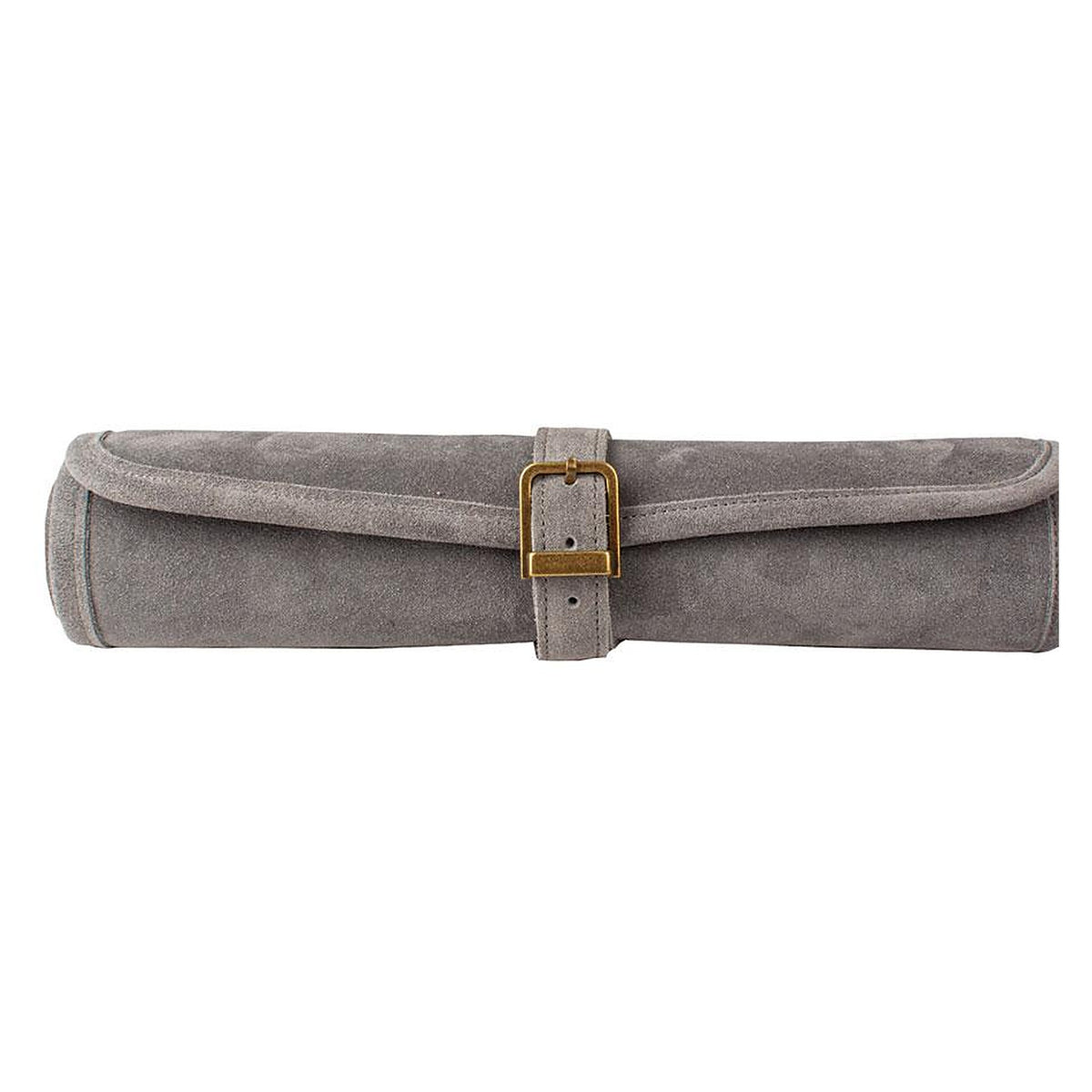 Manopoulos Suede Roll-Up Travel Chess Set – Concrete Grey (2)