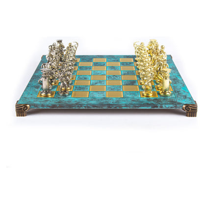 Manopoulos Archers Metal Chess Set – S10TIR