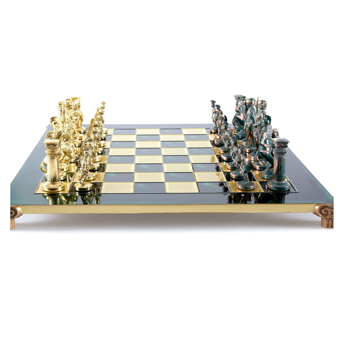Manopoulos Greek Roman Period Metal Chess Set – S11AGRE