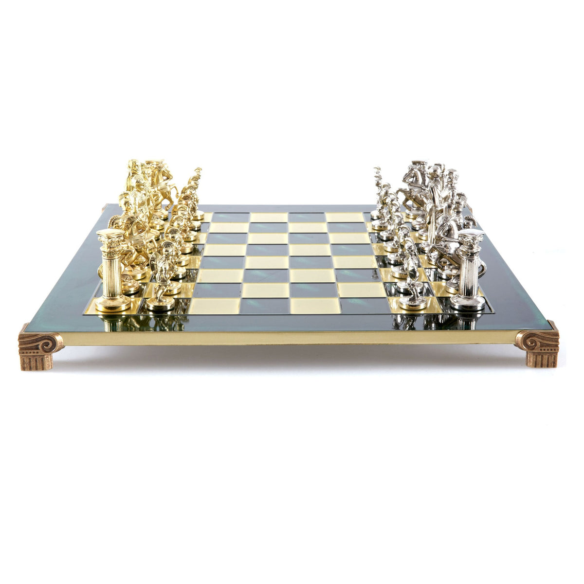 Manopoulos Greek Roman Period Metal Chess Set – S11GRE
