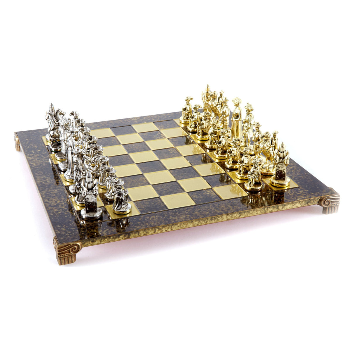 Manopoulos Medieval Knights Metal Chess Set (6)