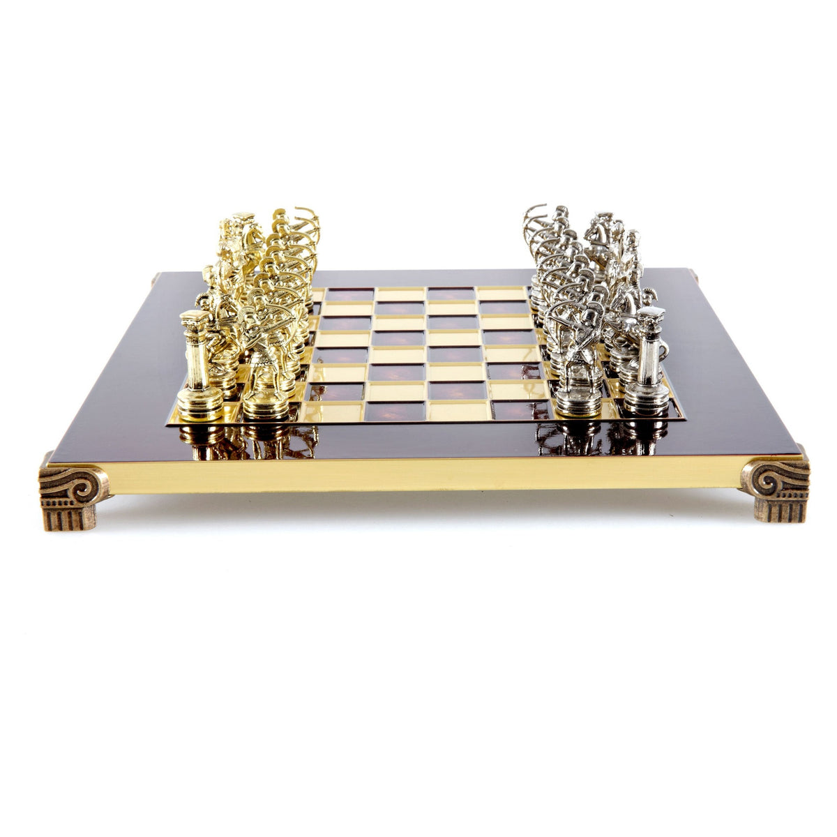Manopoulos Archers Metal Chess Set – S15RED