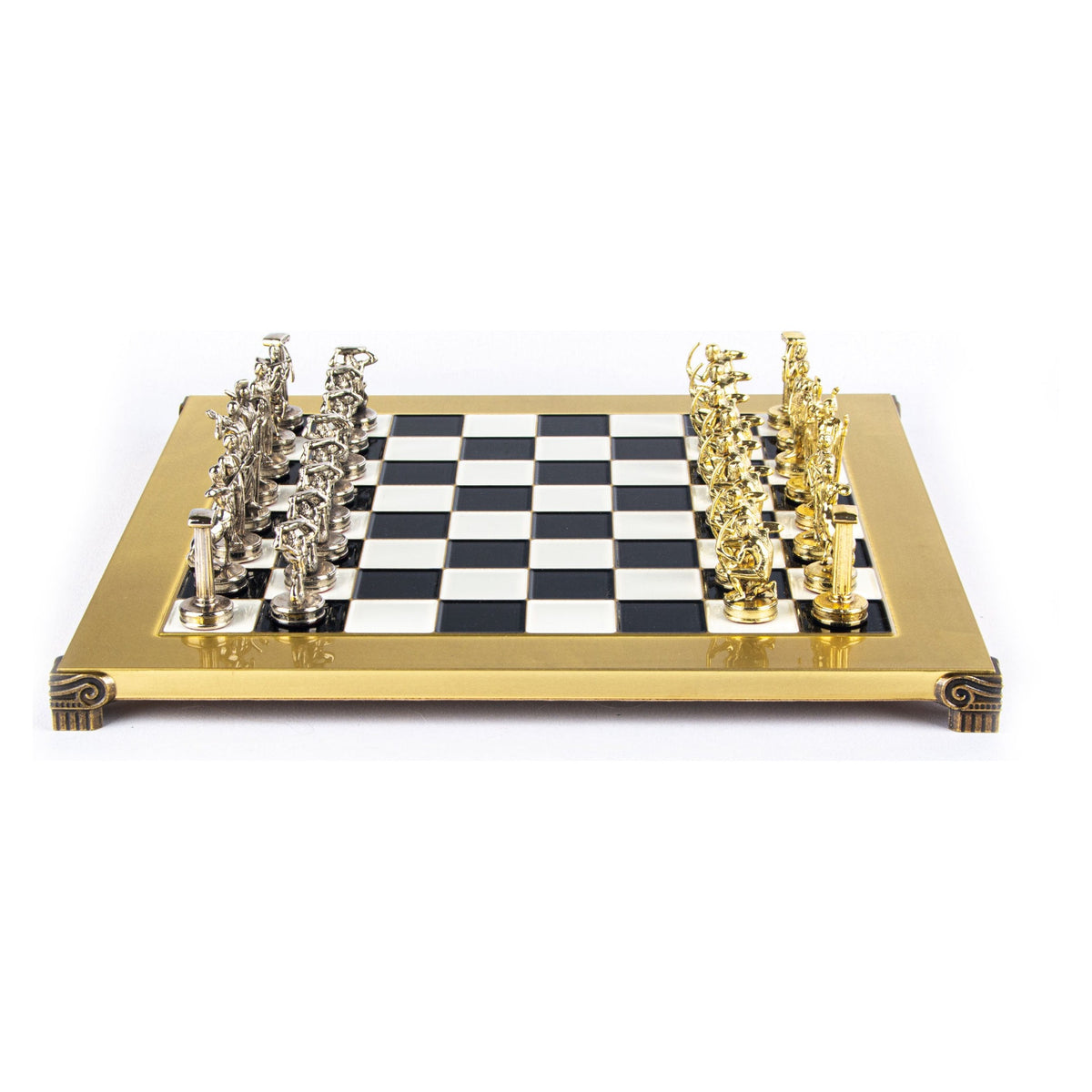 Manopoulos Giants’ Battle Metal Chess Set – S18BLA