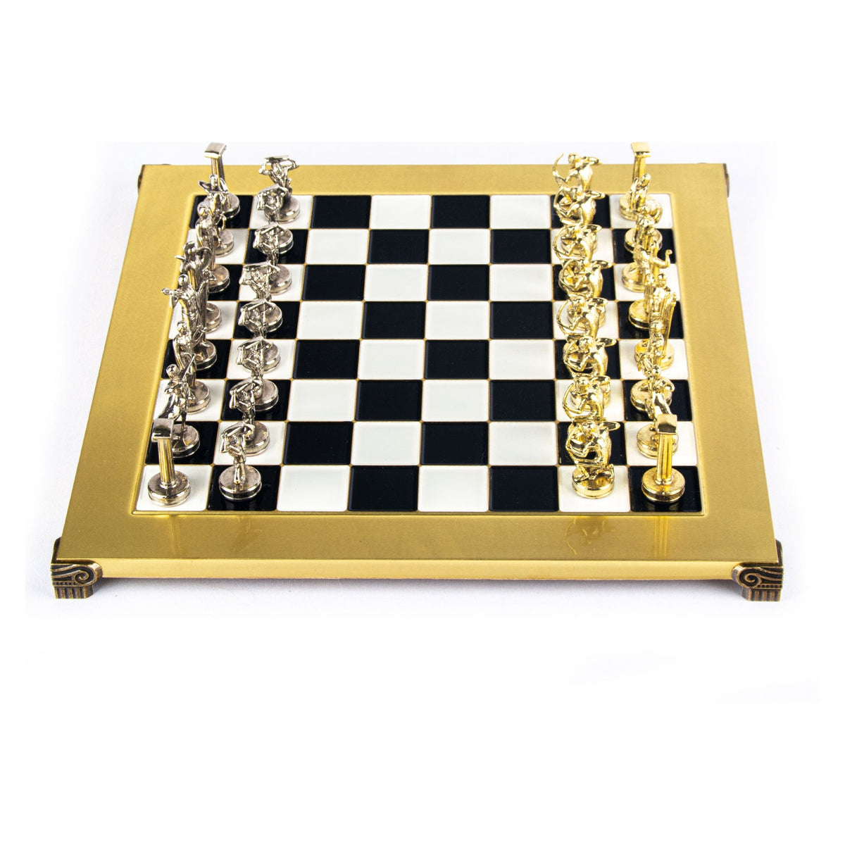 Manopoulos Giants’ Battle Metal Chess Set (8)