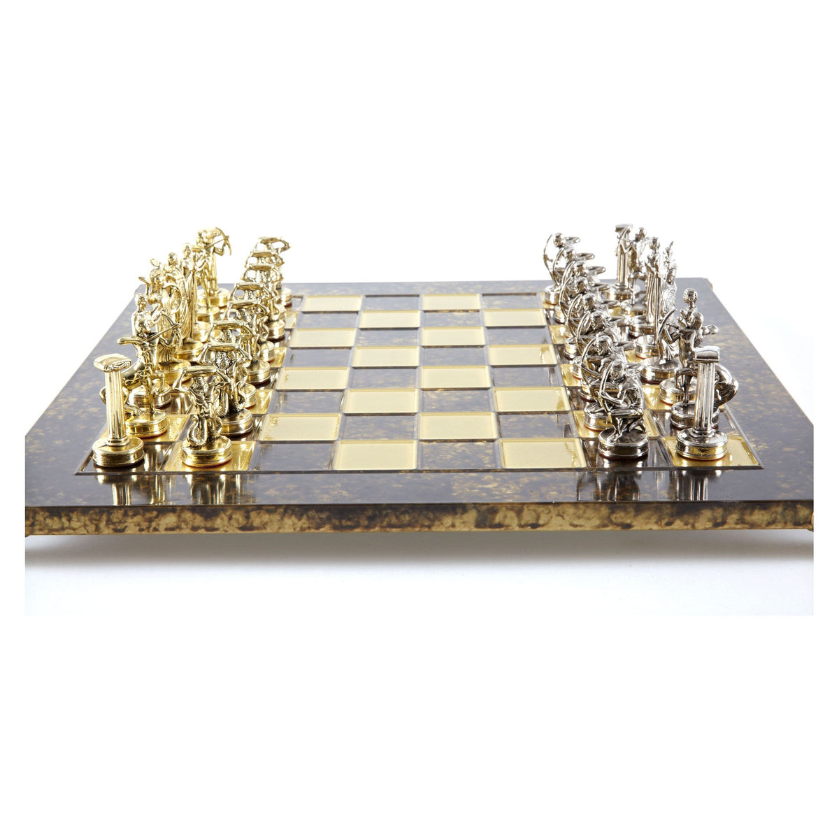 Manopoulos Giants’ Battle Metal Chess Set – S18BRO