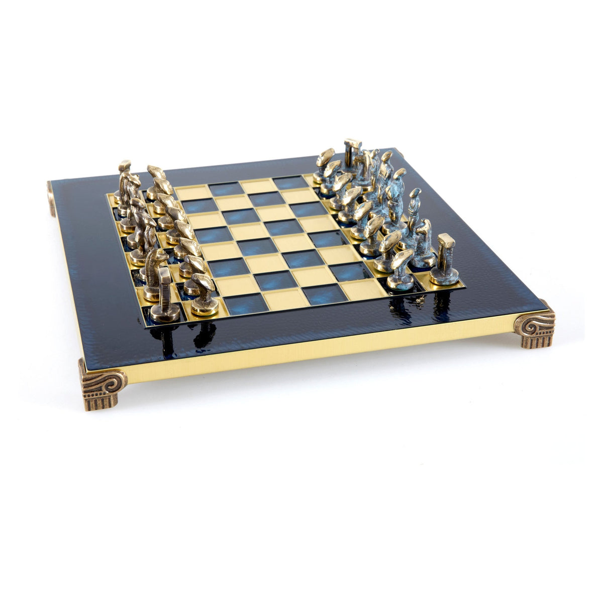 Manopoulos Cycladic Art Solid Brass Chess Set (7)