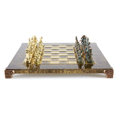 Manopoulos Greek Roman Period Metal Chess Set – S3ABRO