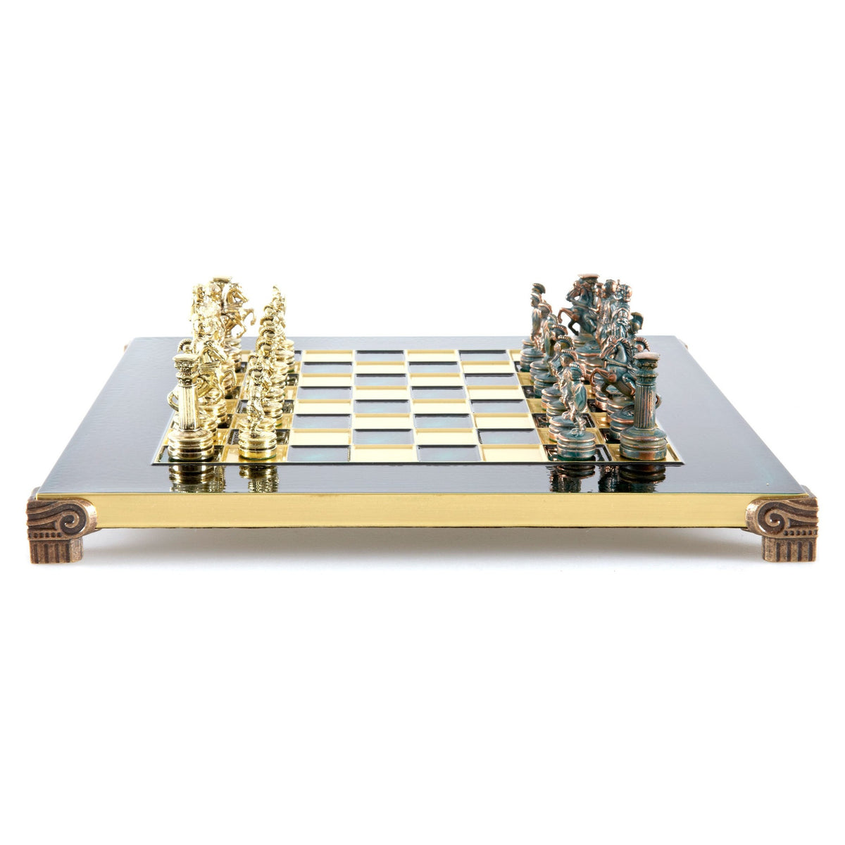 Manopoulos Greek Roman Period Metal Chess Set – S3AGRE