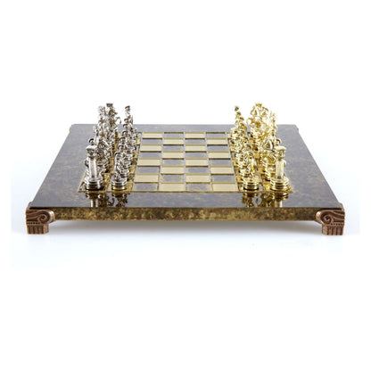 Manopoulos Greek Roman Period Metal Chess Set – S3BRO