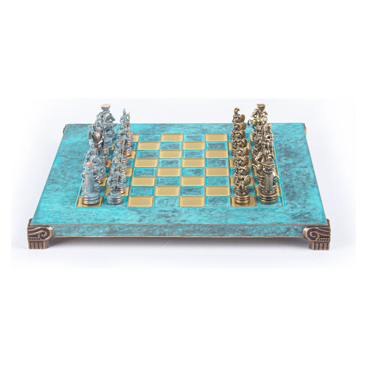 Manopoulos Greek Roman Period Metal Chess Set – S3BTIR