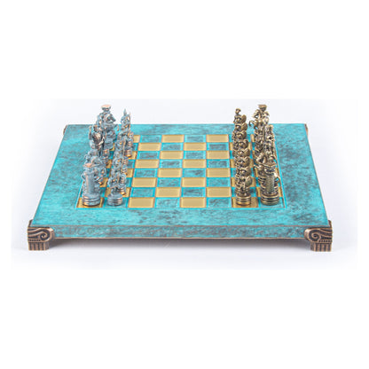 Manopoulos Greek Roman Period Metal Chess Set – S3BTIR