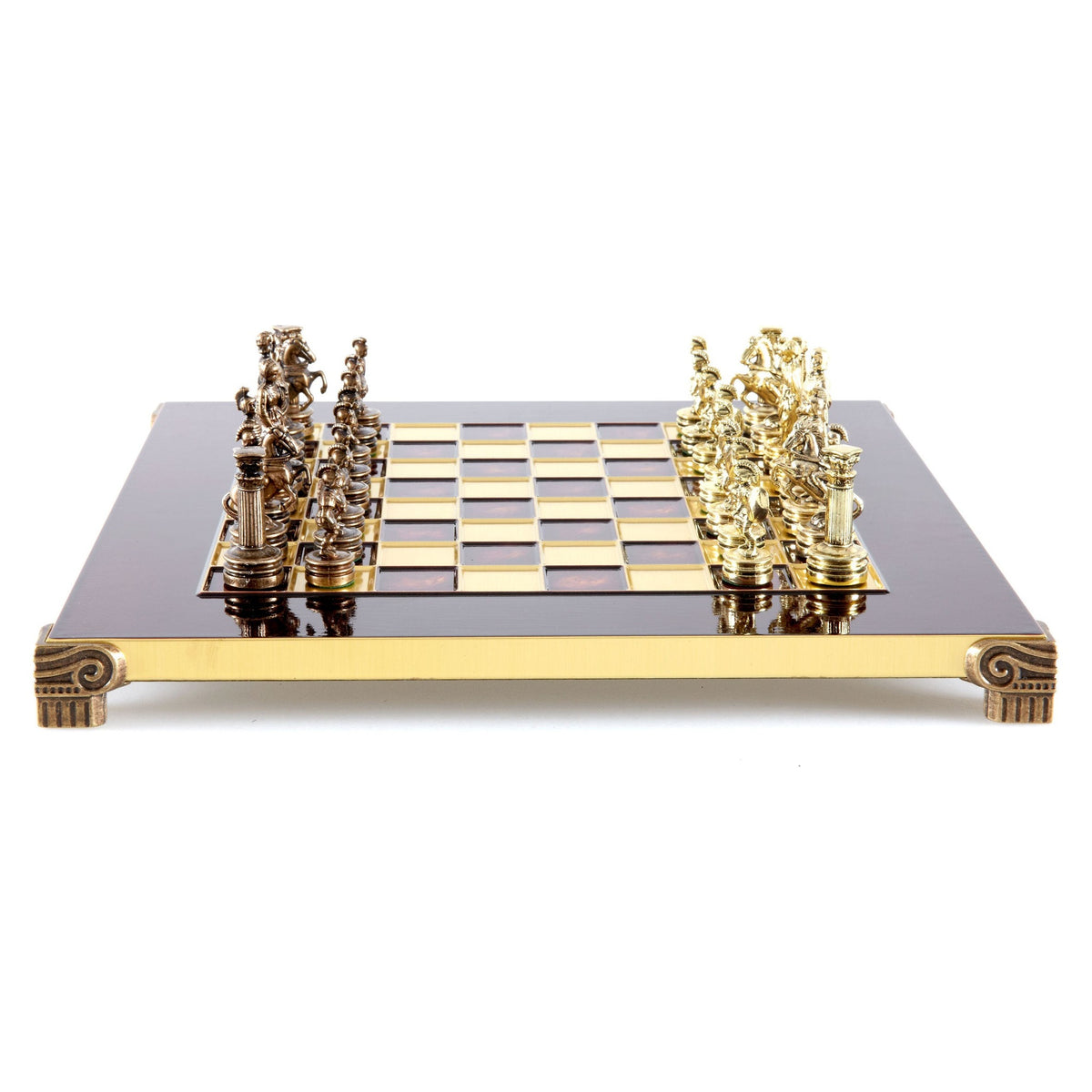 Manopoulos Greek Roman Period Metal Chess Set – S3CRED