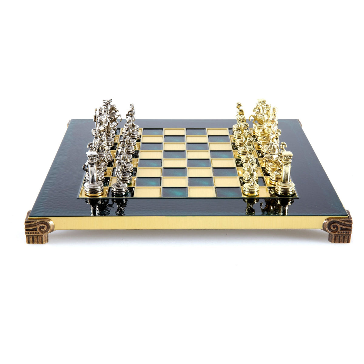 Manopoulos Greek Roman Period Metal Chess Set – S3GRE