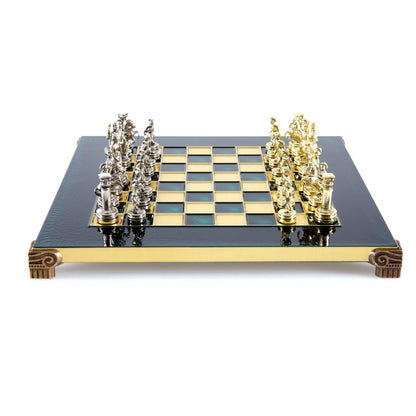 Manopoulos Greek Roman Period Metal Chess Set – S3GRE