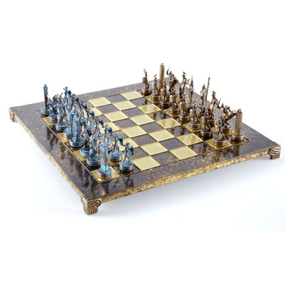 Manopoulos Greek Mythology Metal Chess Set – S4BBRO
