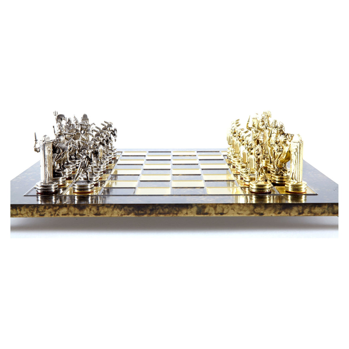 Manopoulos Greek Mythology Metal Chess Set – S4BRO
