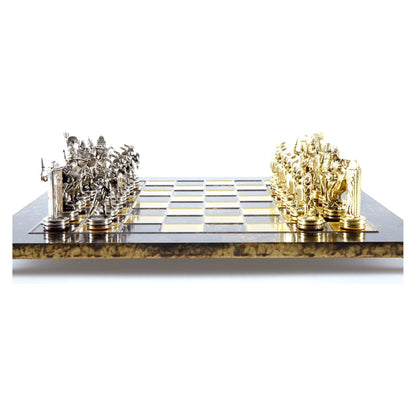 Manopoulos Greek Mythology Metal Chess Set – S4BRO