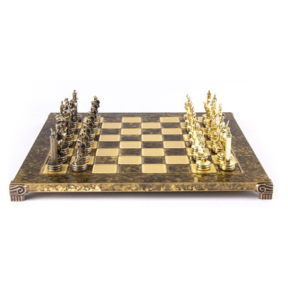 Manopoulos Greek Mythology Metal Chess Set – S4CBRO