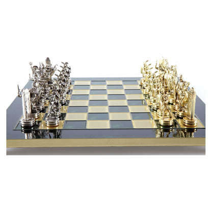 Manopoulos Greek Mythology Metal Chess Set – S4GRE