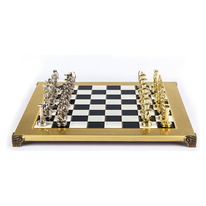 Manopoulos Labours Of Hercules Metal Chess Set – S5BLA