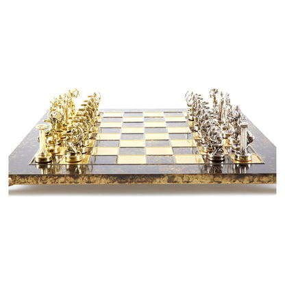 Manopoulos Labours Of Hercules Metal Chess Set – S5BRO