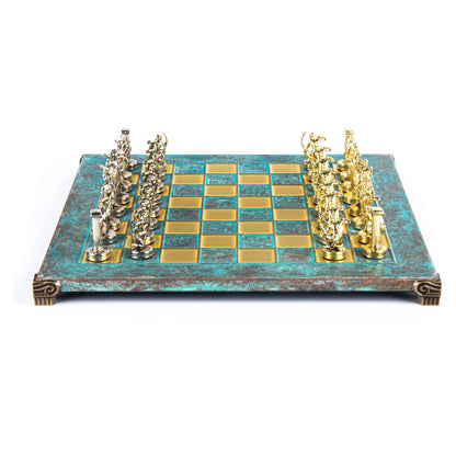 Manopoulos Labours Of Hercules Metal Chess Set – S5TIR