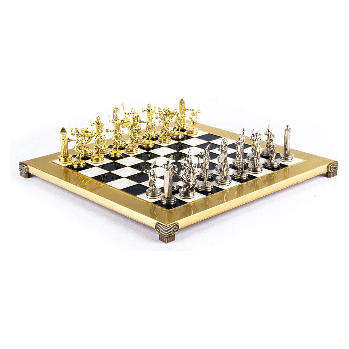 Manopoulos Discus Thrower Metal Chess Set – S7BLA