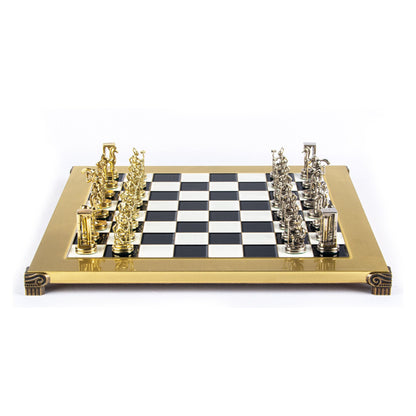 Manopoulos Minoan Warrior Metal Chess Set – S8BLA