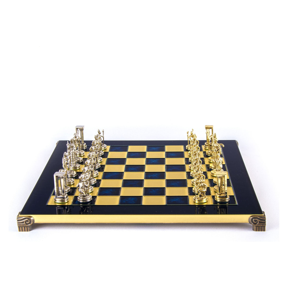 Manopoulos Minoan Warrior Metal Chess Set – S8BLU