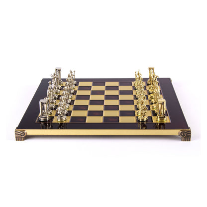 Manopoulos Minoan Warrior Metal Chess Set – S8RED