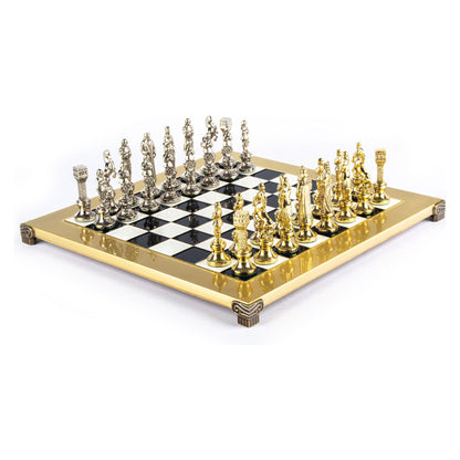 Manopoulos Renaissance Metal Chess Set (10)