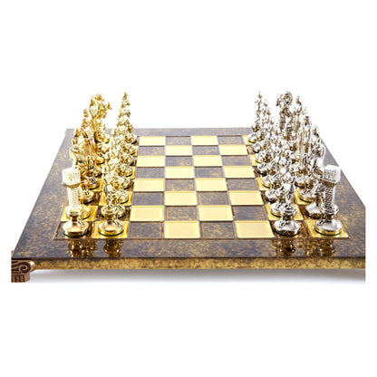 Manopoulos Renaissance Metal Chess Set – S9BRO