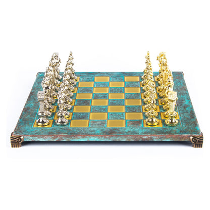 Manopoulos Renaissance Metal Chess Set – S9TIR