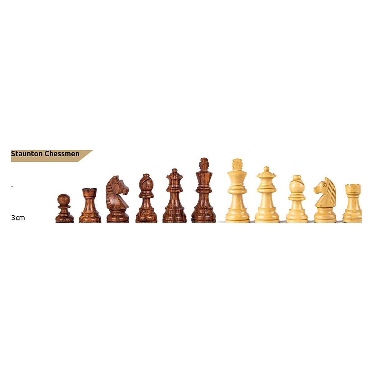 Manopoulos Wooden Chess Set In Chessboard Case – Walnut Burl · 3.5" · 43 cm (2)