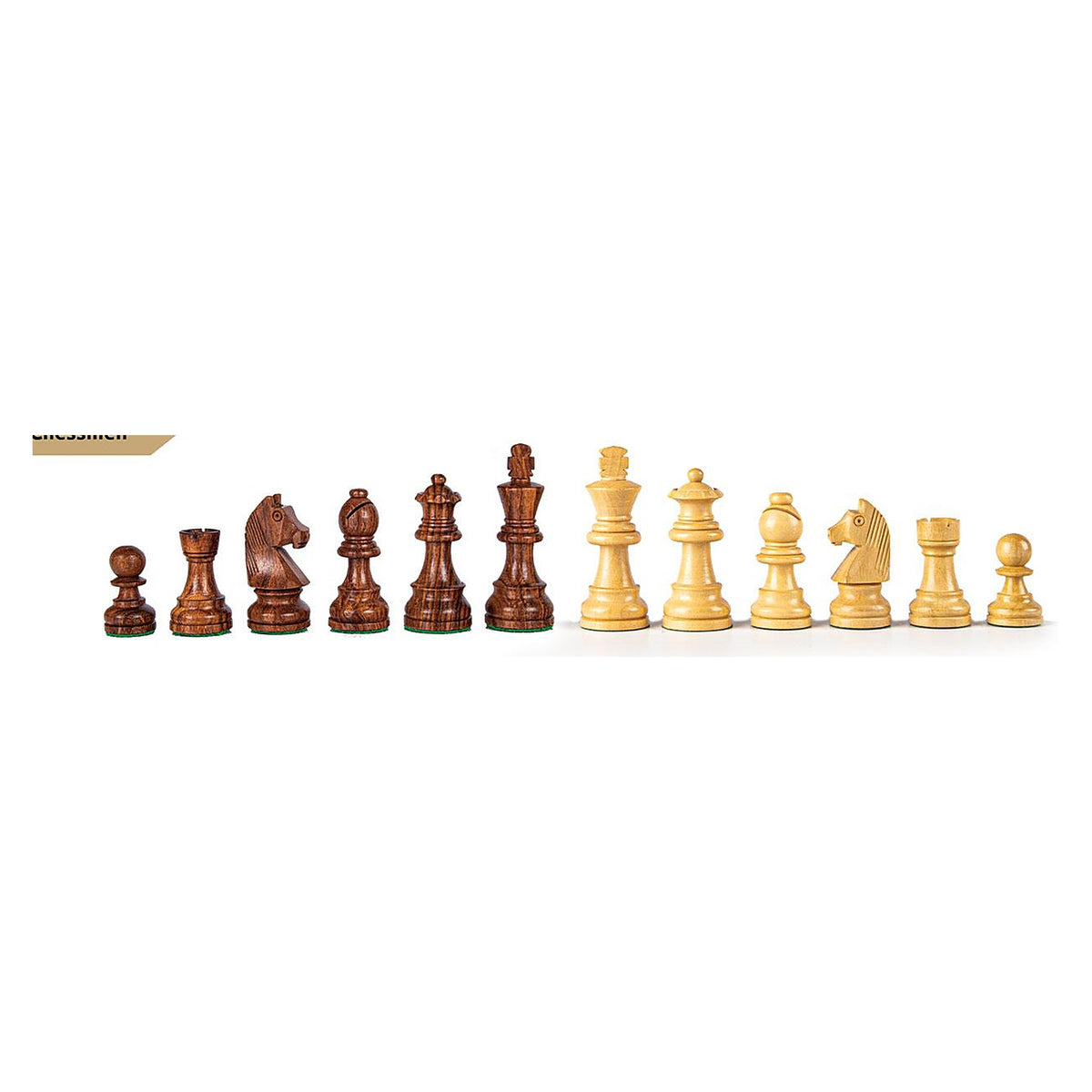 Manopoulos Wooden Chess Set In Chessboard Case – Walnut · 3.5" · 43 cm (2)
