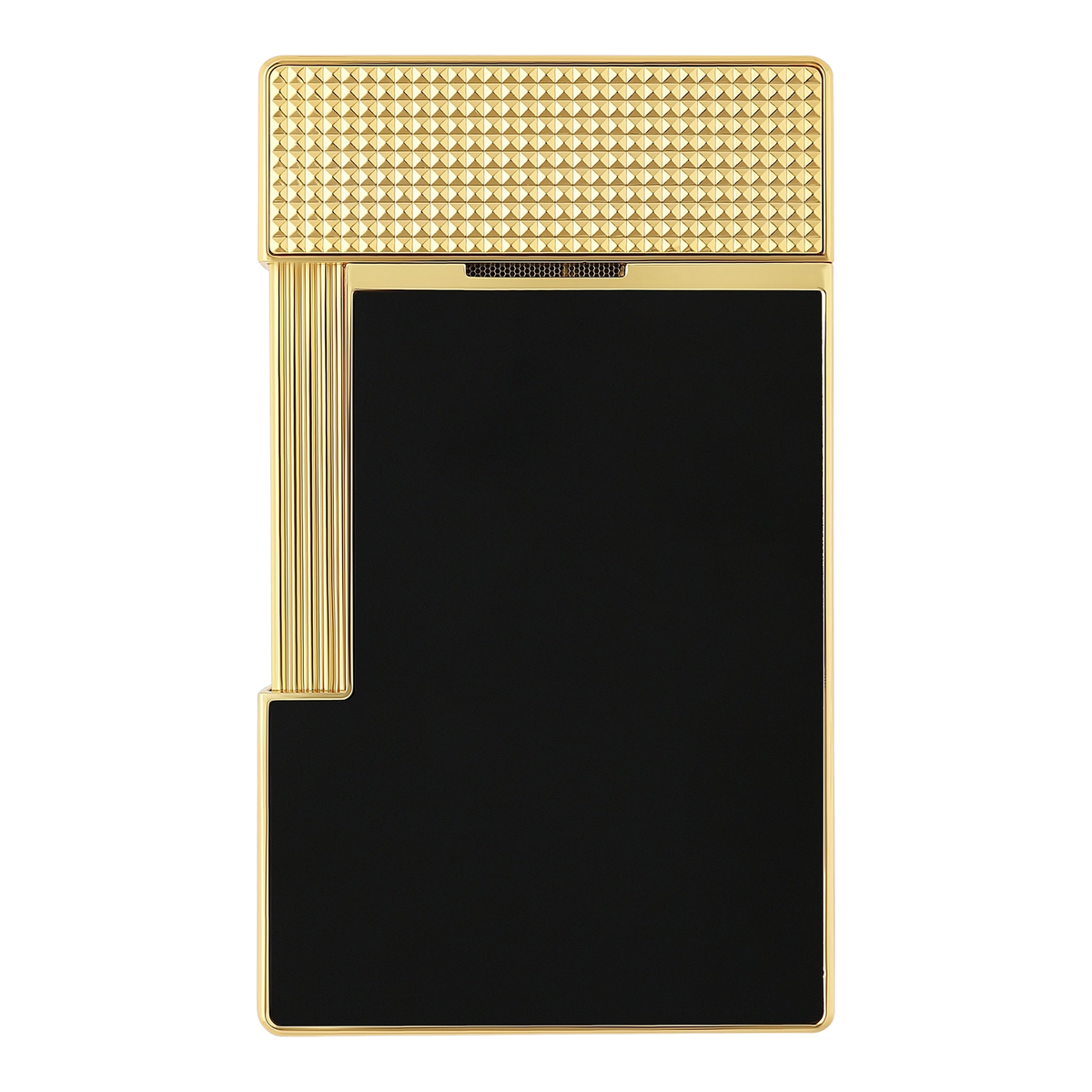 S.T. Dupont Table Lighter - Laque Noir — angle view